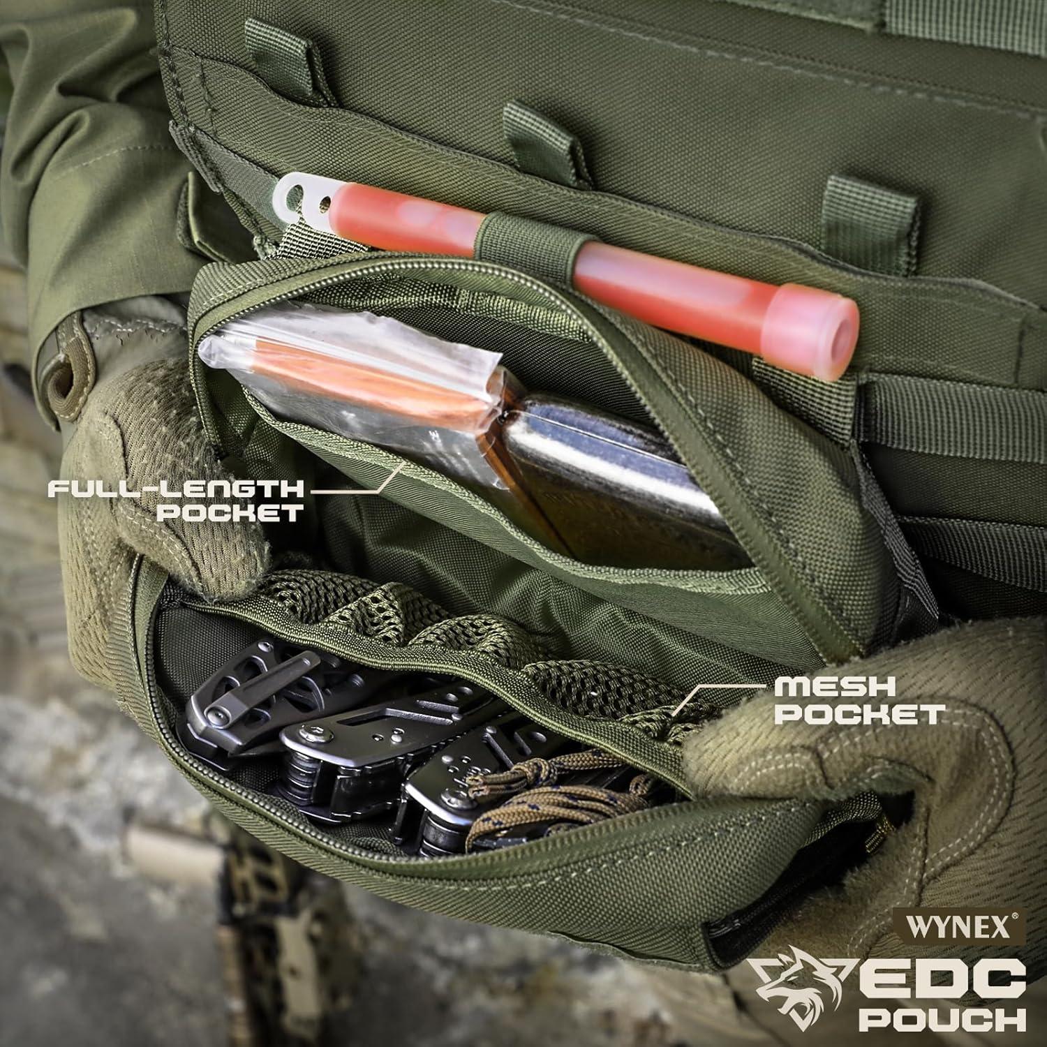 Bolsa Administrativa Molle Táctica WYNEX Verde Militar EDC