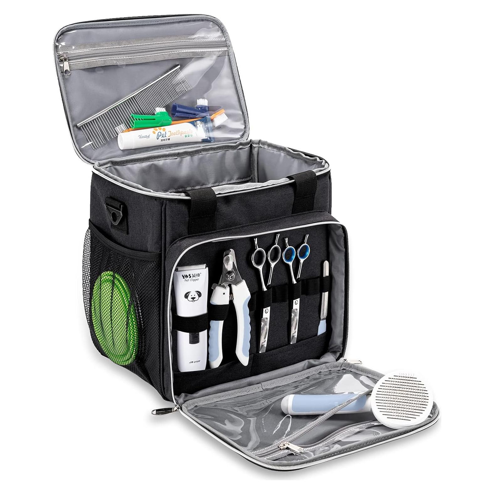 Bolsa de Aseo para Mascotas BABEYER Negra 27.94x23.11x29cm