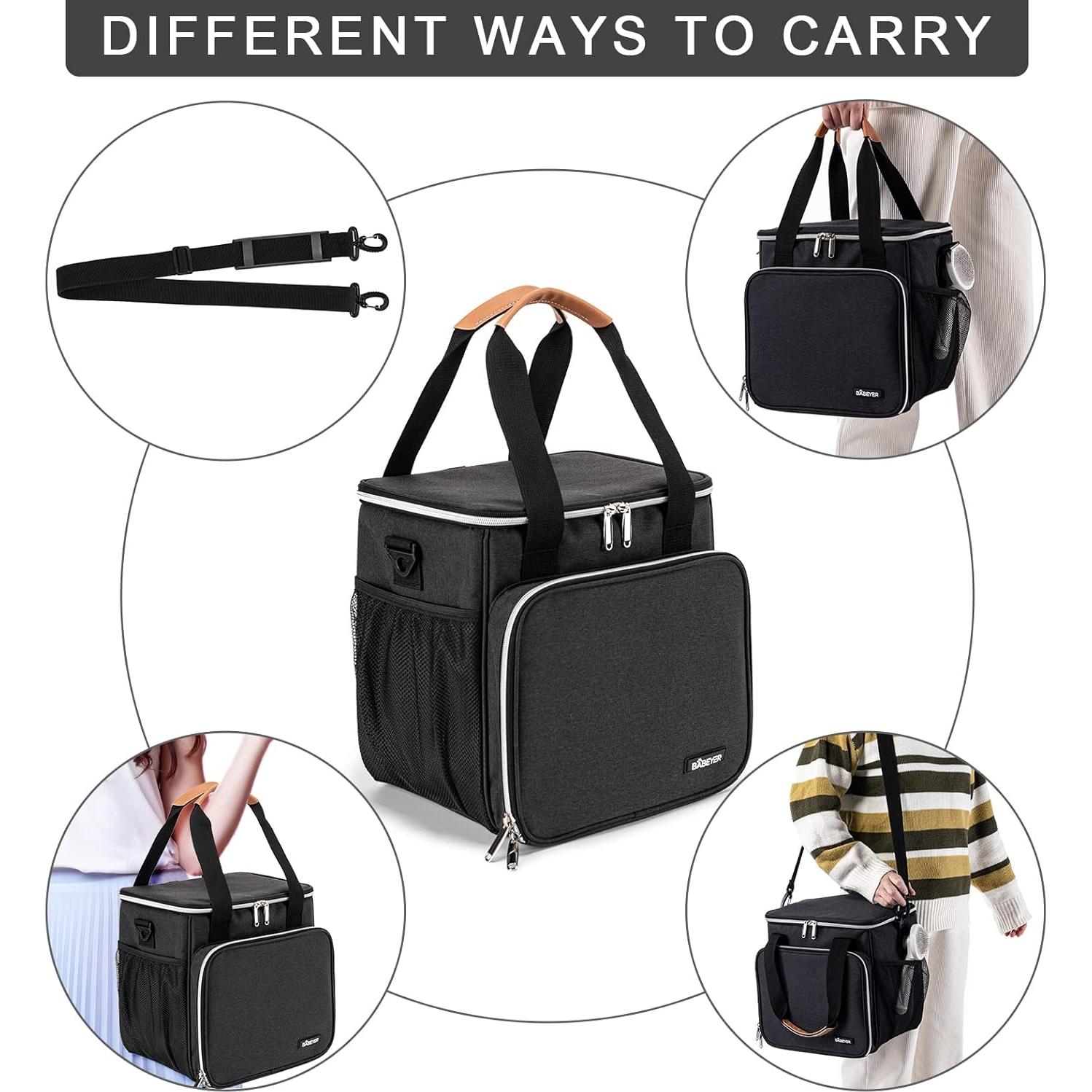 Bolsa de Aseo para Mascotas BABEYER Negra 27.94x23.11x29cm