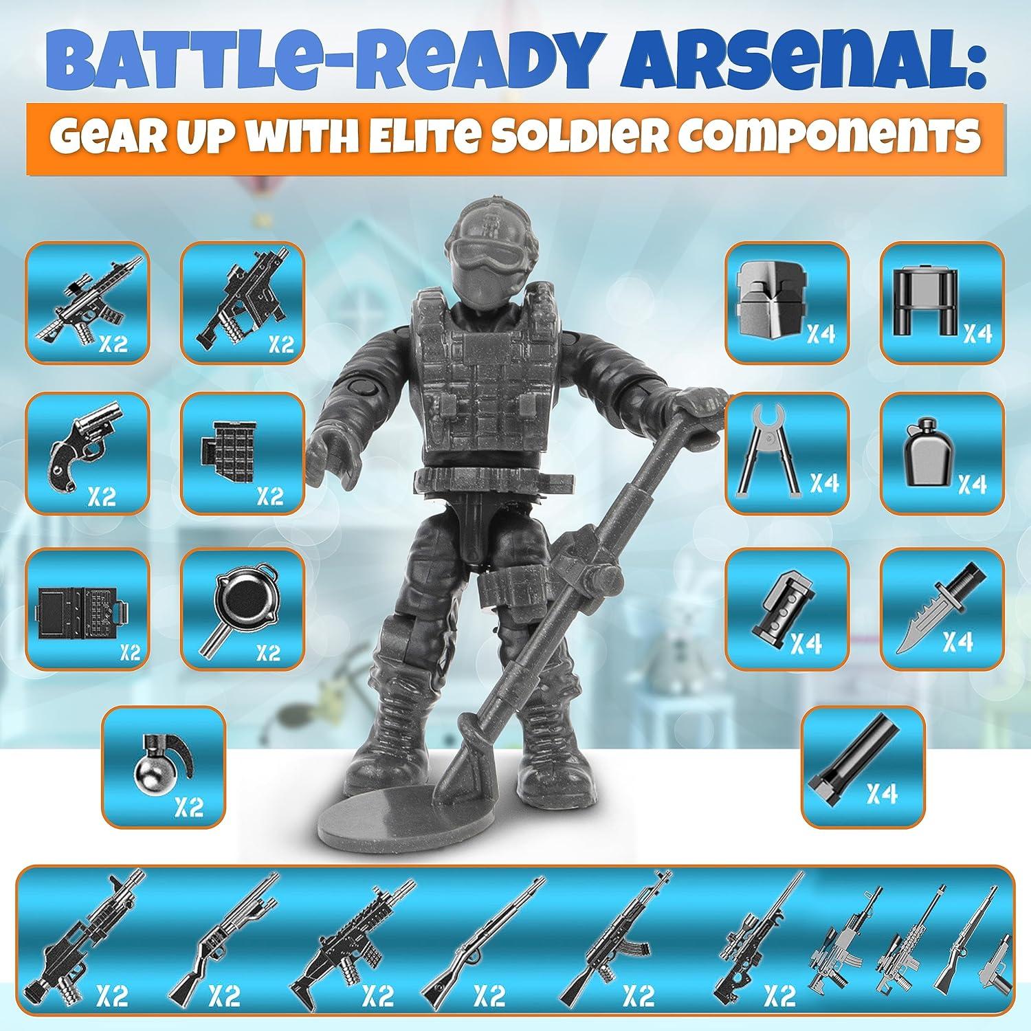 Figuras de Acción Rani Prize Ejército EE. UU. 736 Piezas