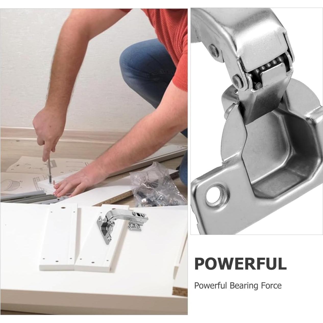 Bisagras de 90 Grados ARTIBETTER para Armarios de Cocina - Acero Inoxidable