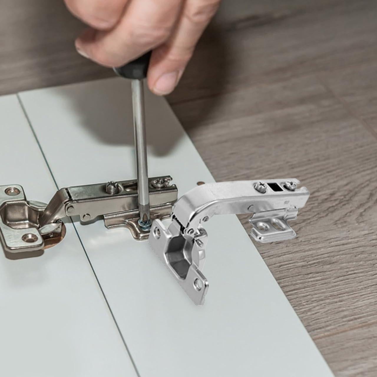 Bisagras de 90 Grados ARTIBETTER para Armarios de Cocina - Acero Inoxidable