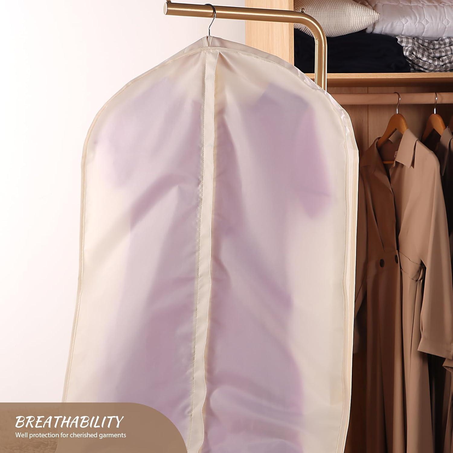 Bolsa de Traje Oxford Univivi 61x109 cm Beige Transpirable