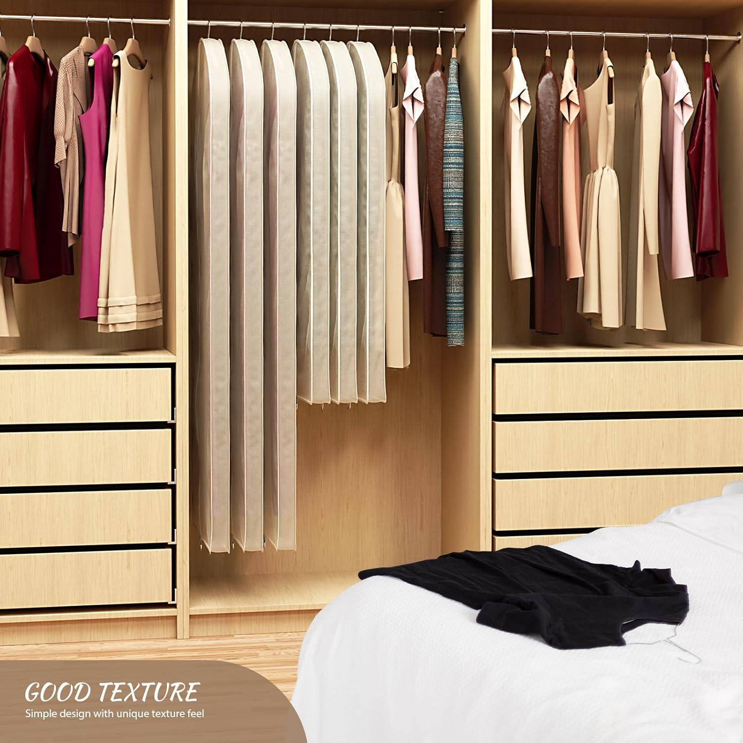 Bolsa de Traje Oxford Univivi 61x109 cm Beige Transpirable