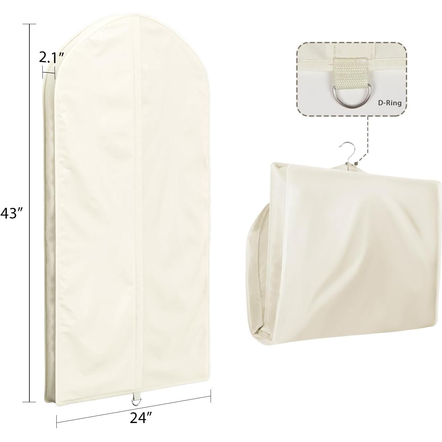 Bolsa de Traje Oxford Univivi 61x109 cm Beige Transpirable