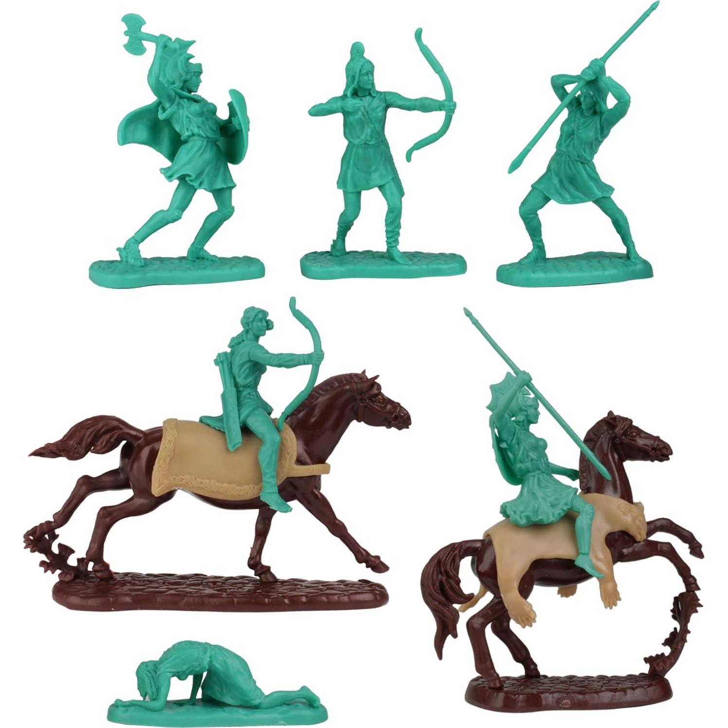 Figuras de Guerreras Amazonas LOD - 12pc Juguete Antiguo