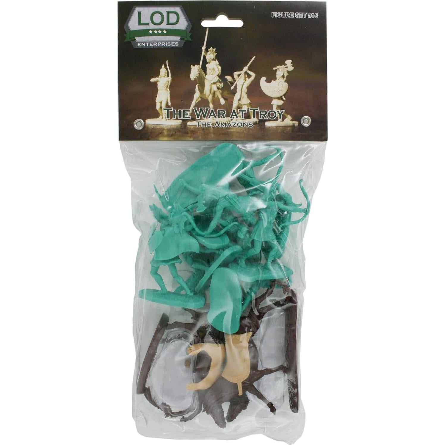 Figuras de Guerreras Amazonas LOD - 12pc Juguete Antiguo