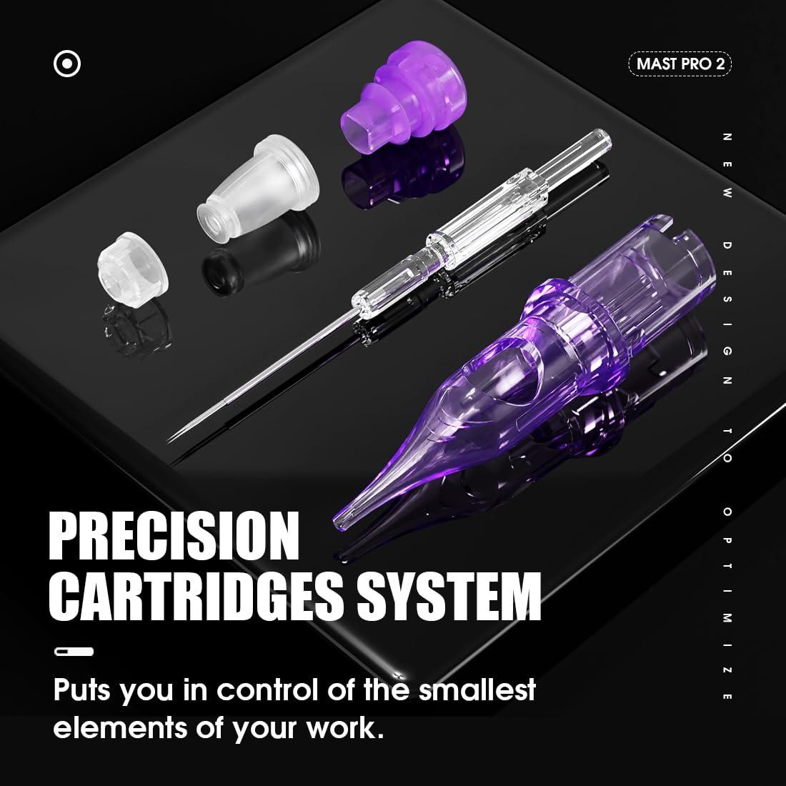 Cartuchos de Agujas de Tatuaje Mast Pro2 1001RL - 20 Unidades