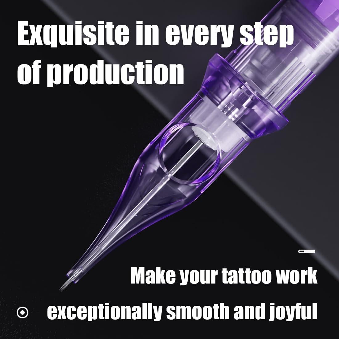 Cartuchos de Agujas de Tatuaje Mast Pro2 1001RL - 20 Unidades