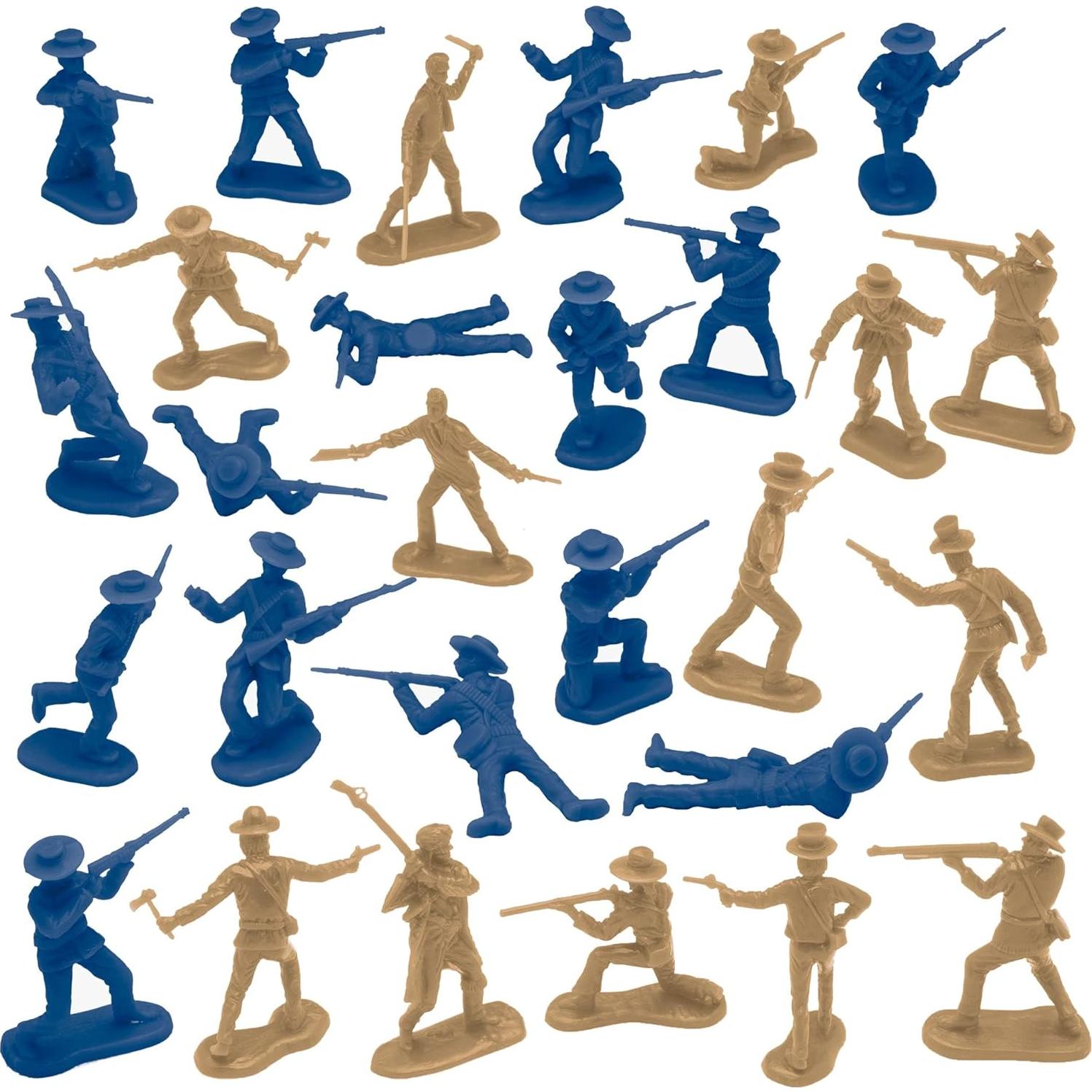 Set de Figuras de Soldados BMC Alamo 37 Piezas 1:32