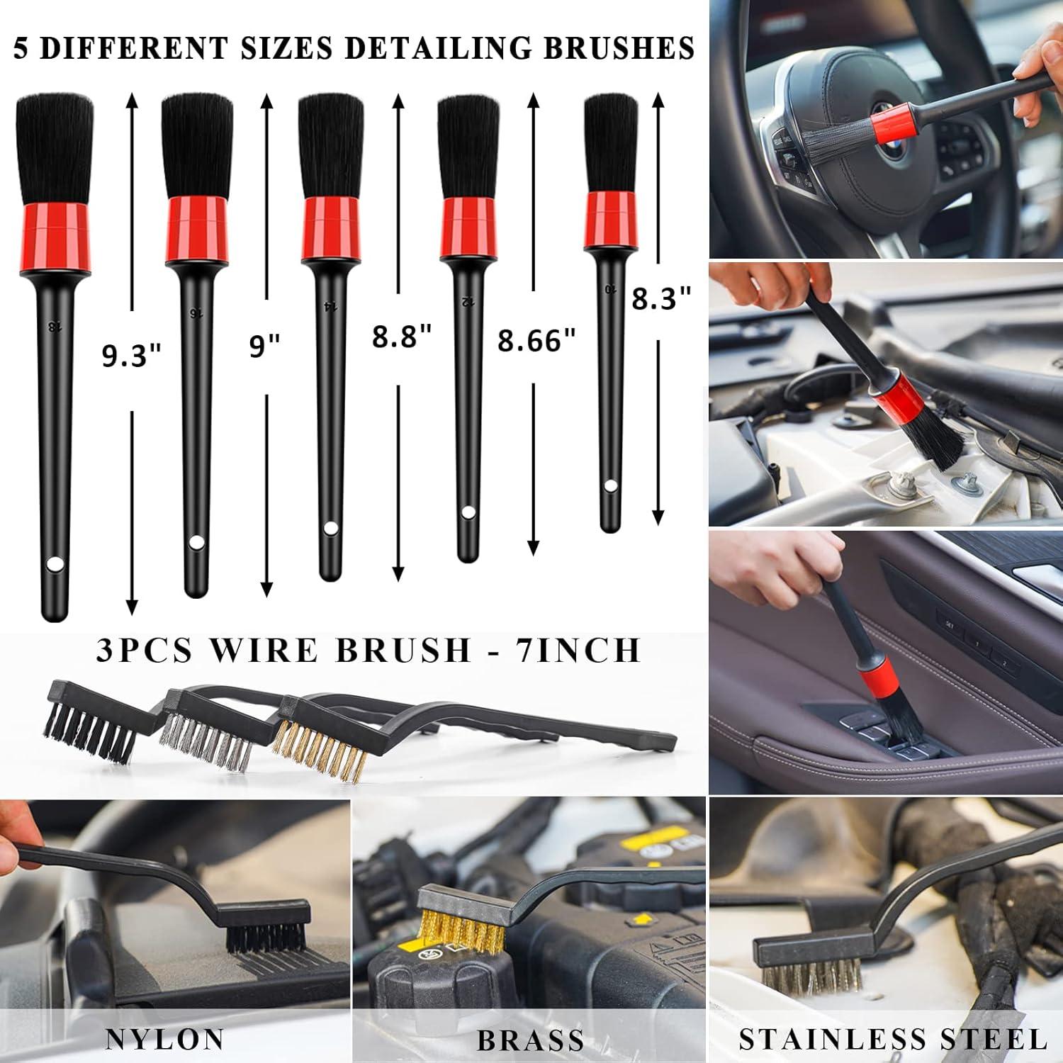 Kit de Lavado de Autos 33 Piezas AUTODECO Azul Completo