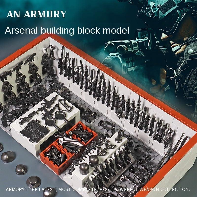 Juego de Bloques de Construcción Militar 520 Piezas ELEFOCUS