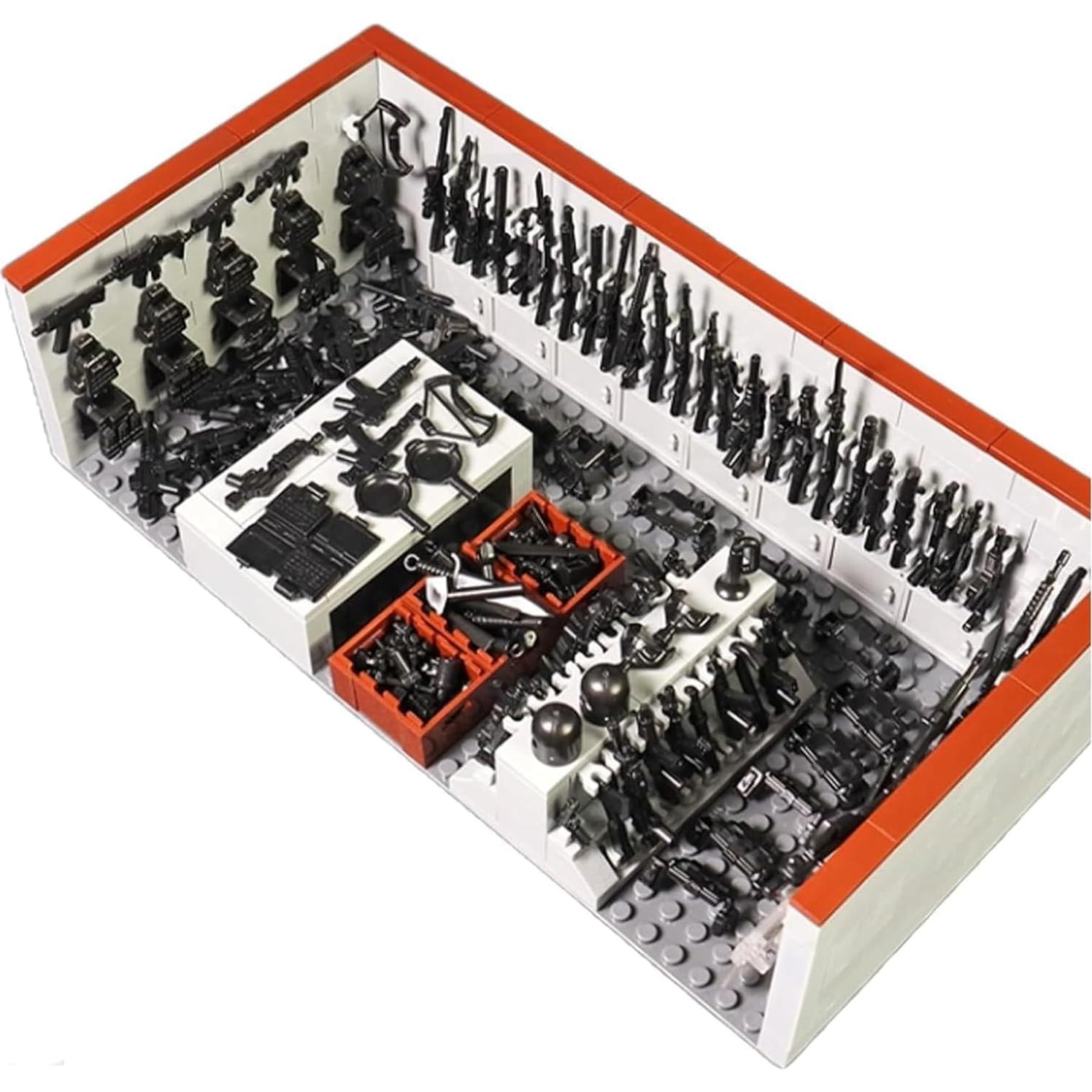 Juego de Bloques de Construcción Militar 520 Piezas ELEFOCUS