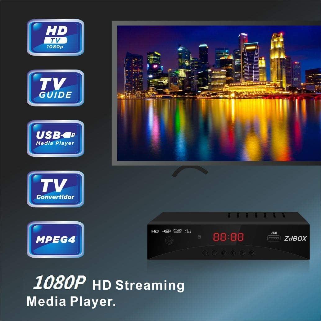 Caja Convertidora de TV Digital ZJBOX ATSC Full HD 1080p