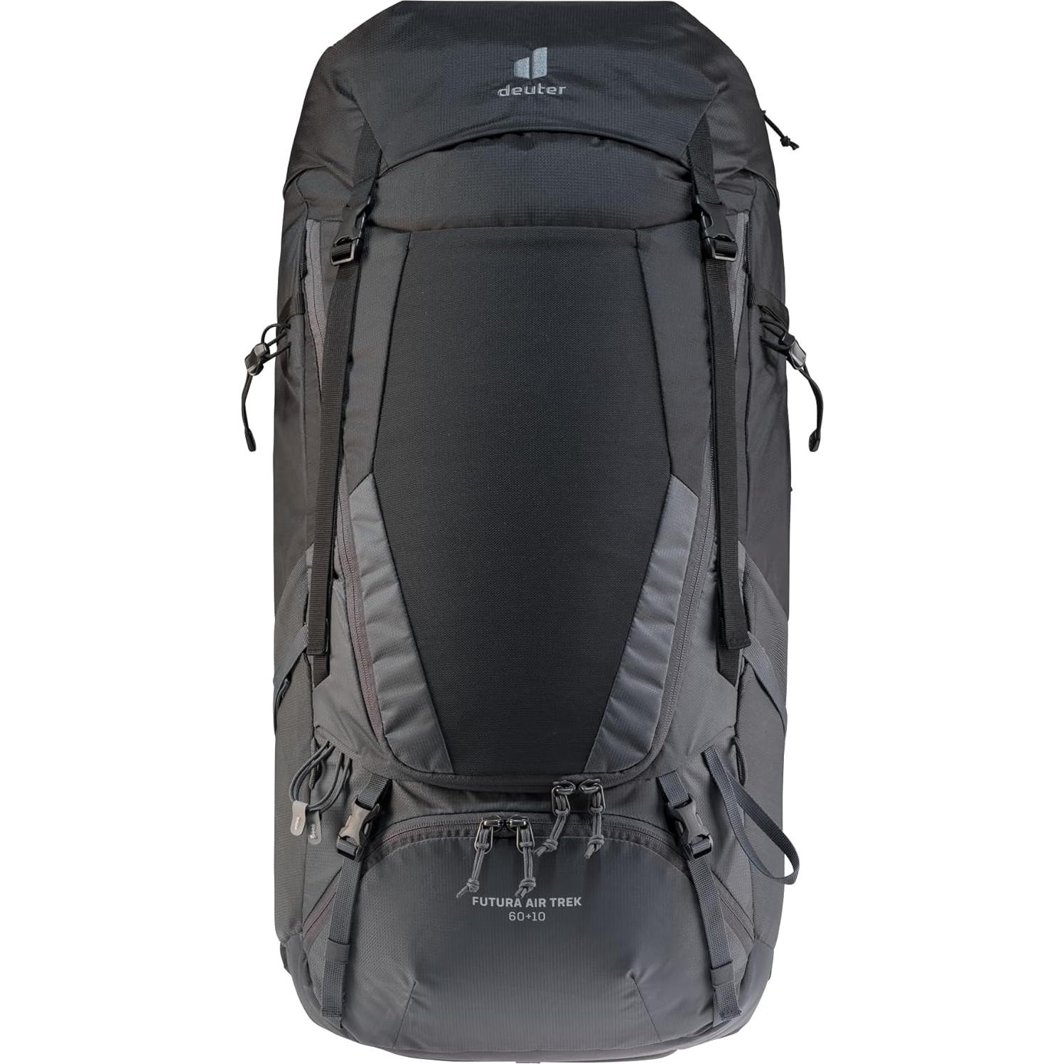 Mochila Deuter Futura Air Trek 60 + 10 Unisex Negra