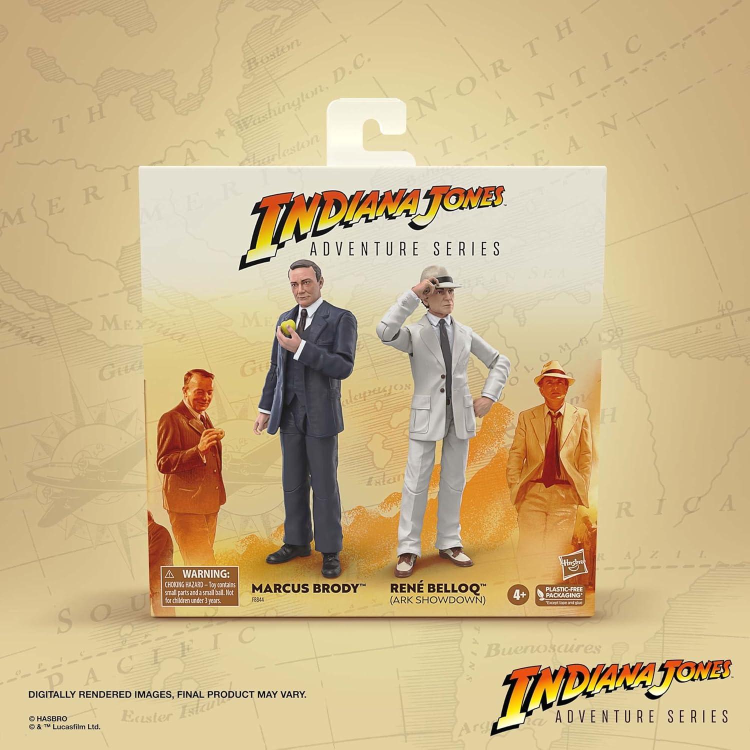 Figuras de Acción Indiana Jones Hasbro 15 cm Marcus y René