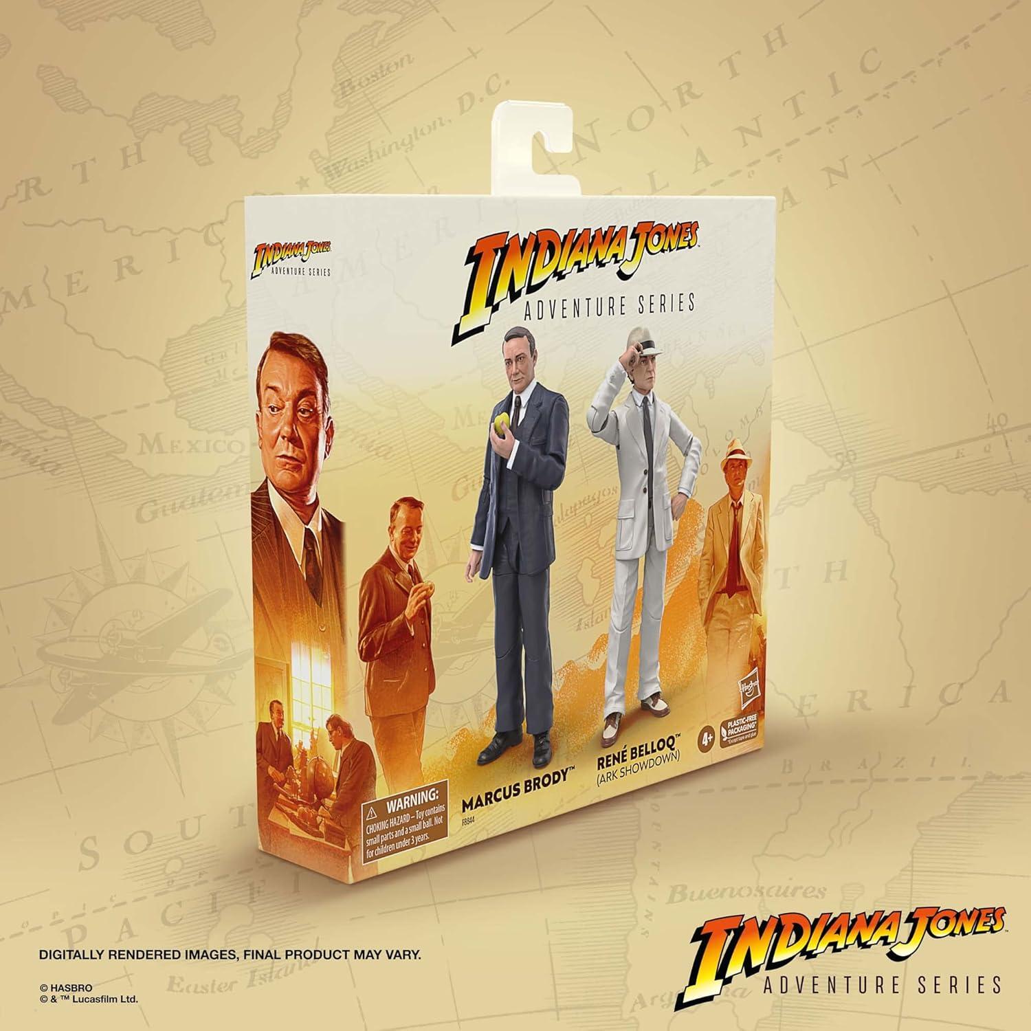Figuras de Acción Indiana Jones Hasbro 15 cm Marcus y René