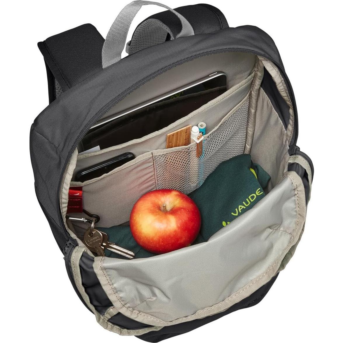 Mochila Diurna Yed VAUDE 14L Negra Ecológica Unisex