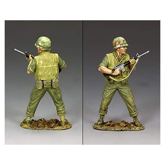 Vietnam VN003 U.S. Marine Standing Ready 1:30 Scale Pewter