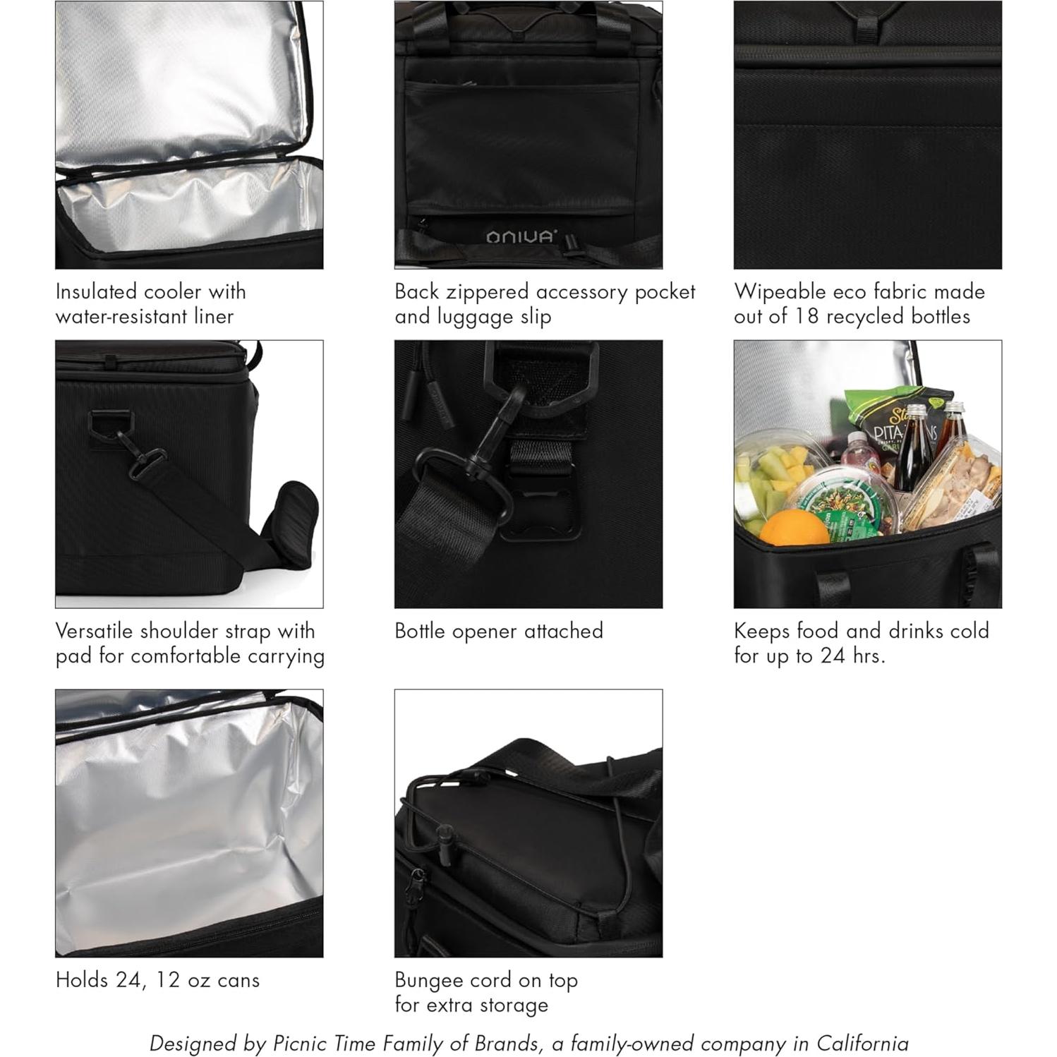 Bolsa Térmica Supergruesa Picnic Time NFL 24 Latas Reciclada