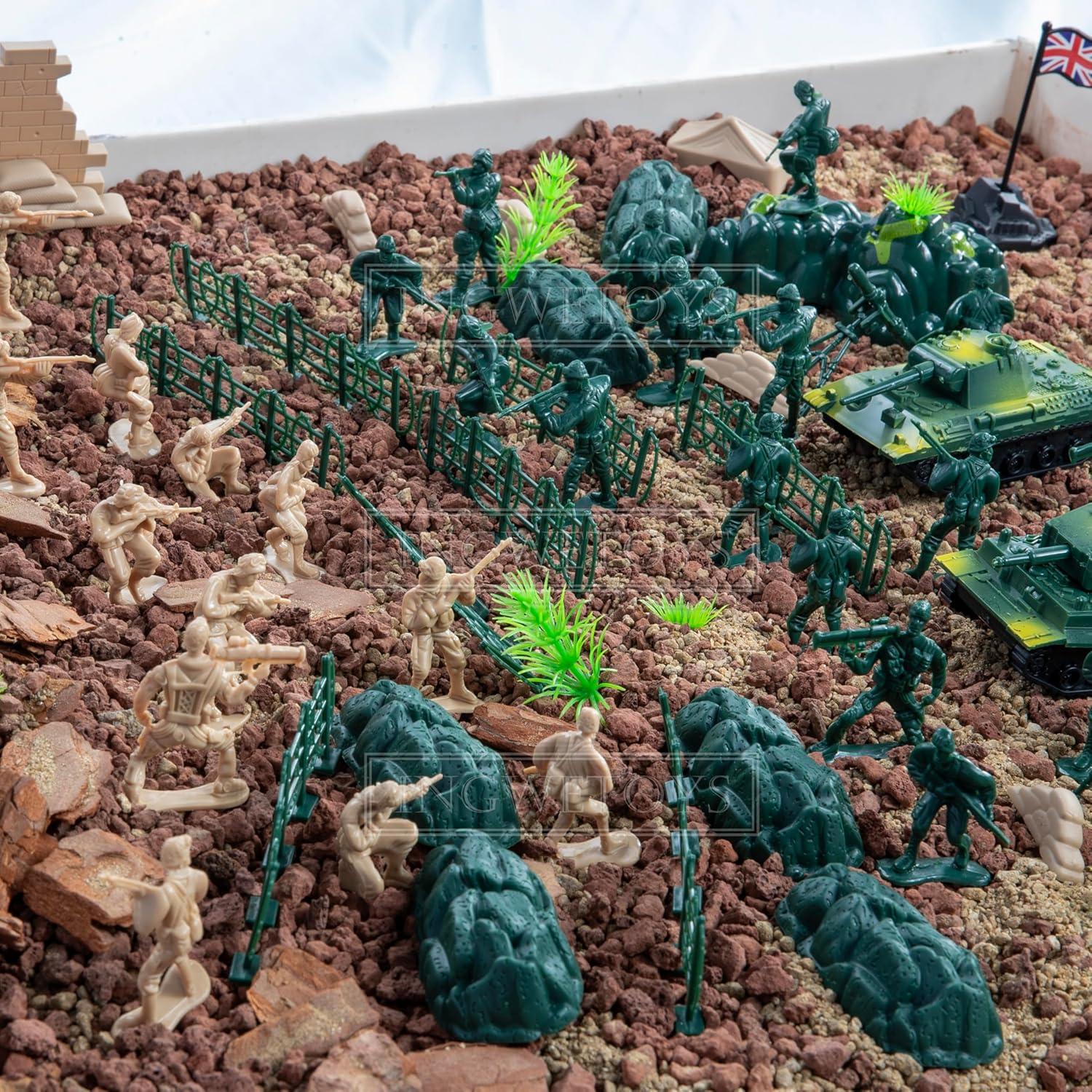 90 Piezas Figuras Militares Yichuan - Soldados y Tanques