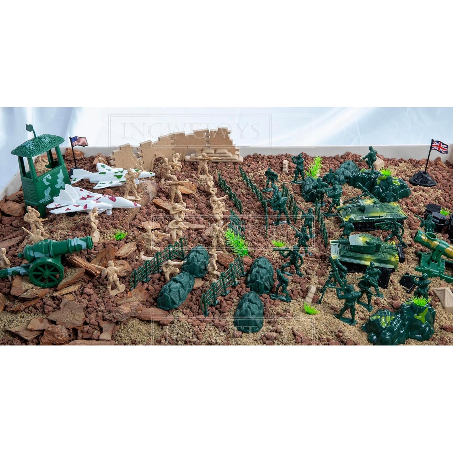 90 Piezas Figuras Militares Yichuan - Soldados y Tanques