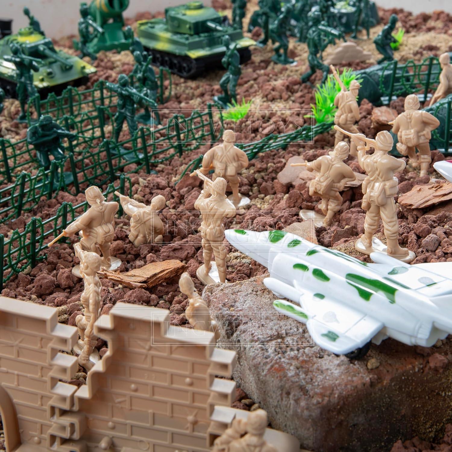 90 Piezas Figuras Militares Yichuan - Soldados y Tanques