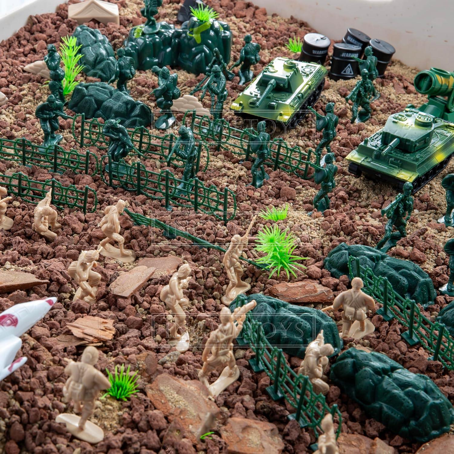 90 Piezas Figuras Militares Yichuan - Soldados y Tanques