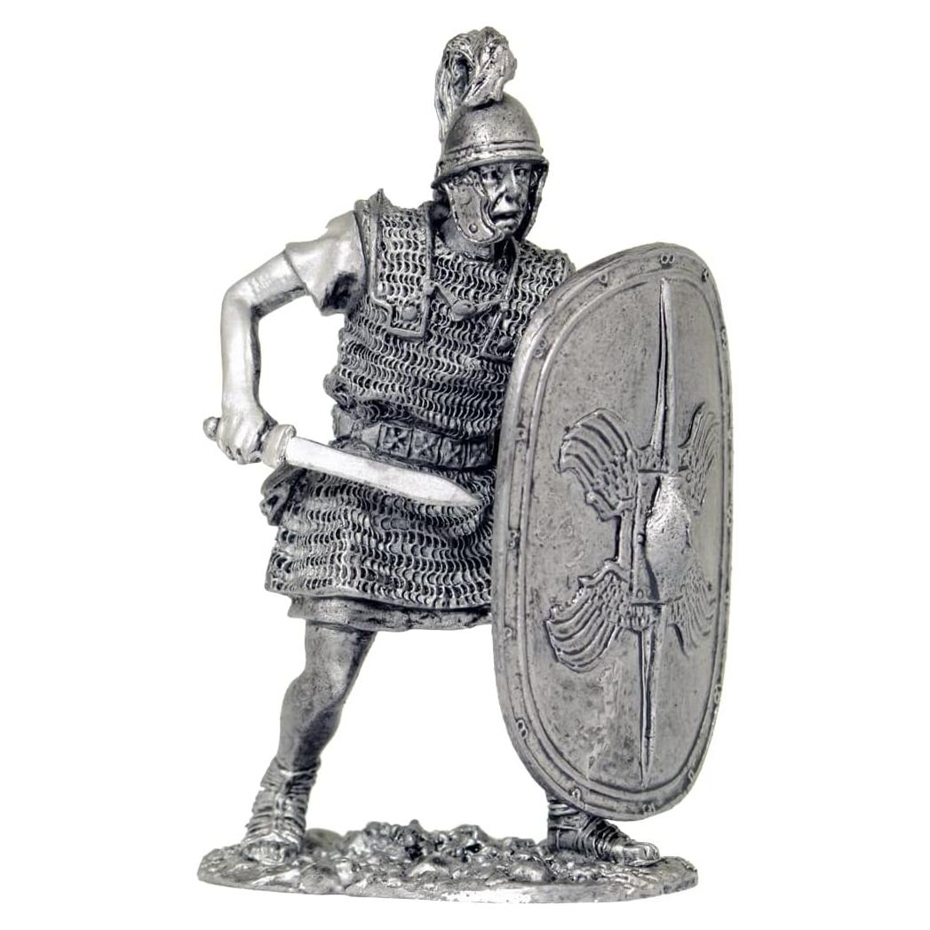 Soldado de Juguete de Estaño Guerrero Romano 54mm