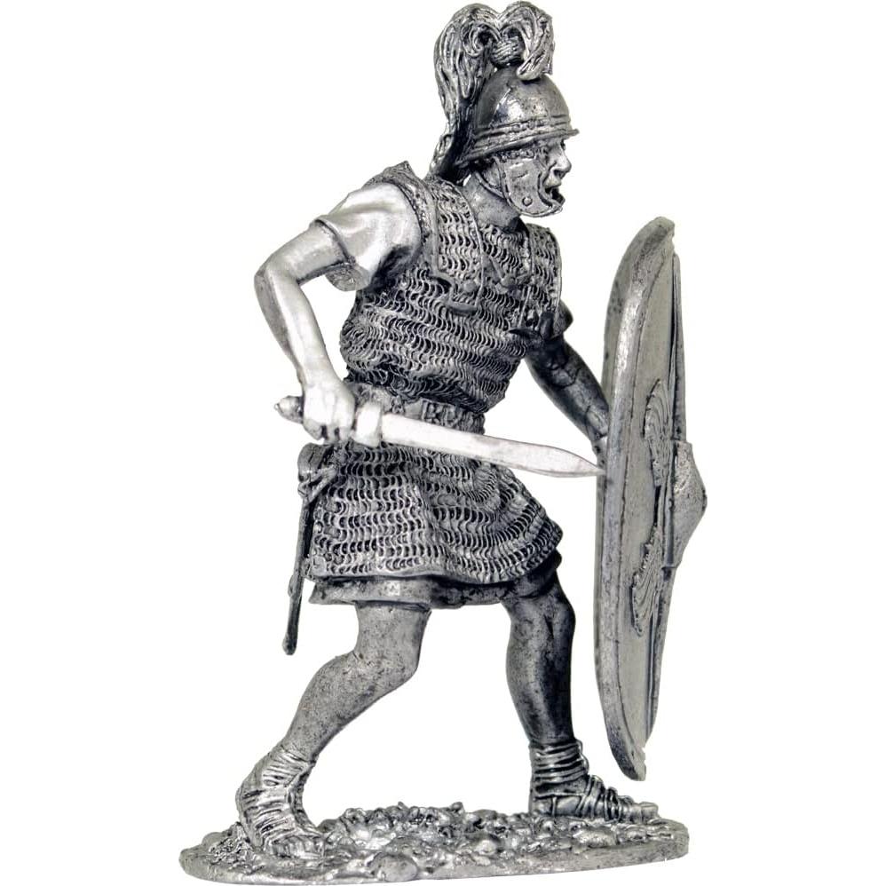 Soldado de Juguete de Estaño Guerrero Romano 54mm