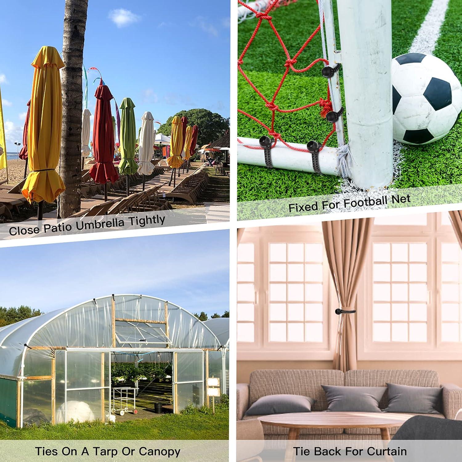 Cuerdas Bungee Kinzomor 50 PCS 10 cm Alta Resistencia