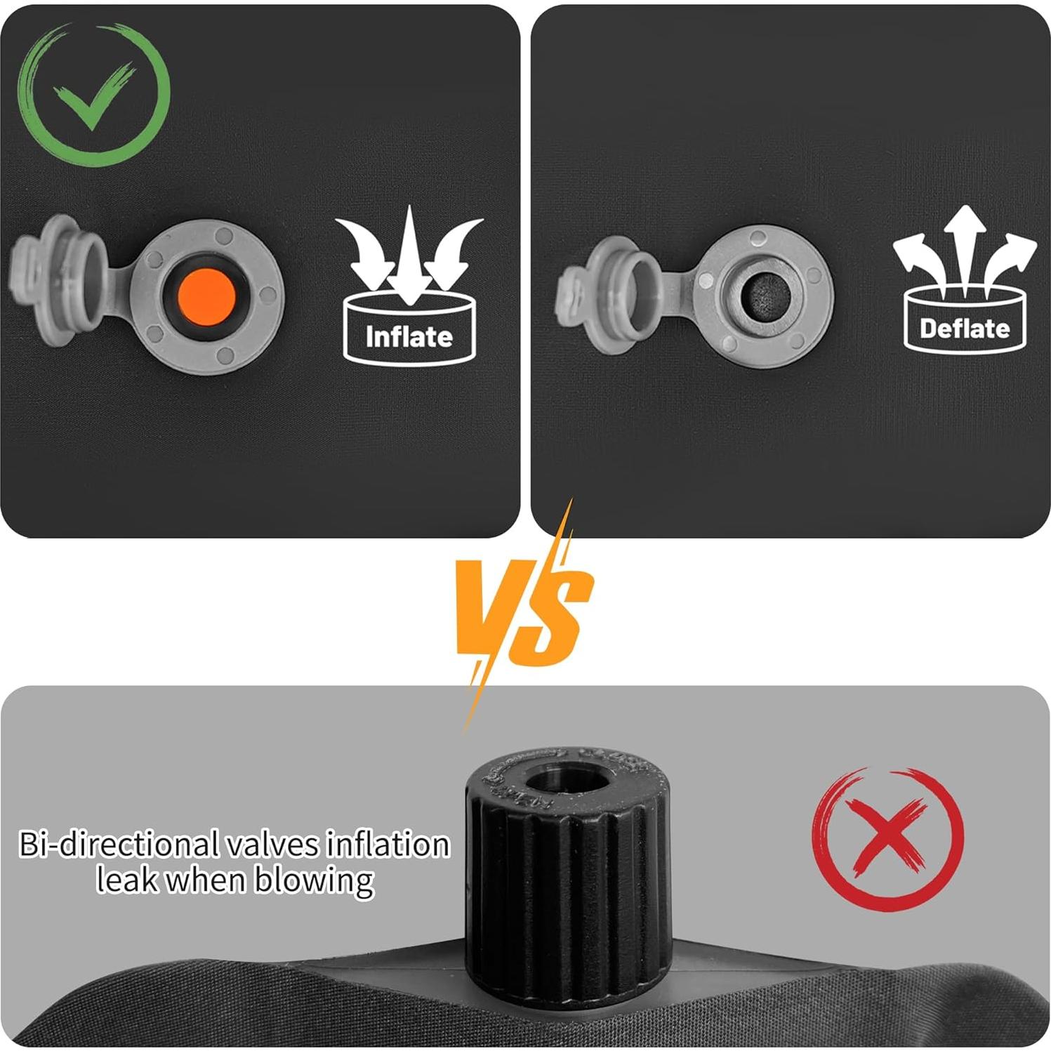 Cojín Inflable ONTYZZ Ligero para Asiento de Estadio - 2 Unidades