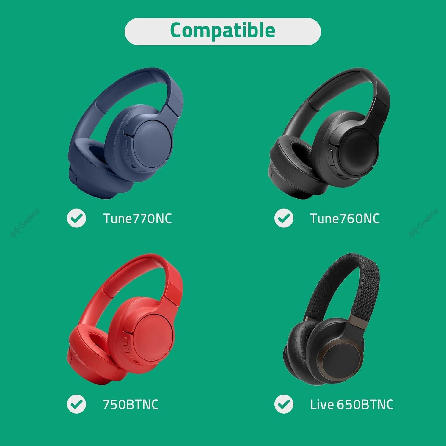 Cable de Audio GEEKRIA 2.5mm a 3.5mm para Auriculares JBL