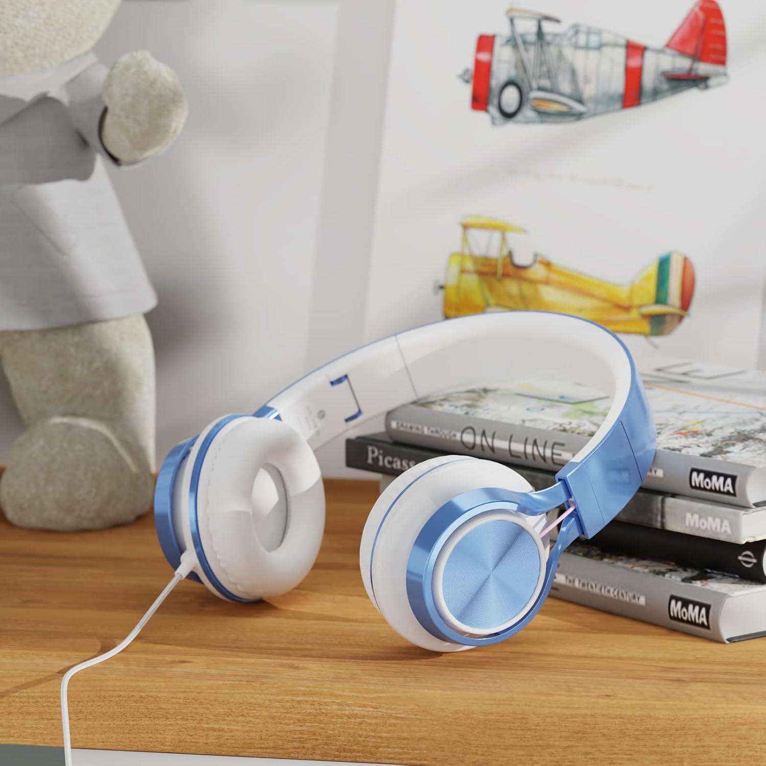 Auriculares AILIHEN MS300 para Niños con Micrófono 3.5mm Azul
