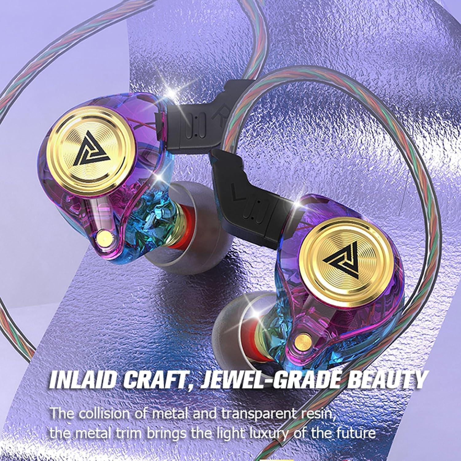 Auriculares In-Ear QKZ AK3 HiFi con Micrófono 3.5mm Negro