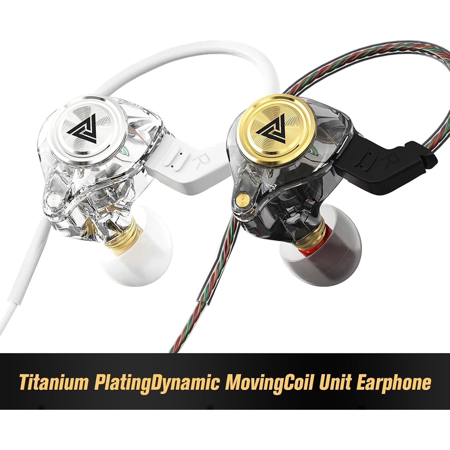 Auriculares In-Ear QKZ AK3 HiFi con Micrófono 3.5mm Negro