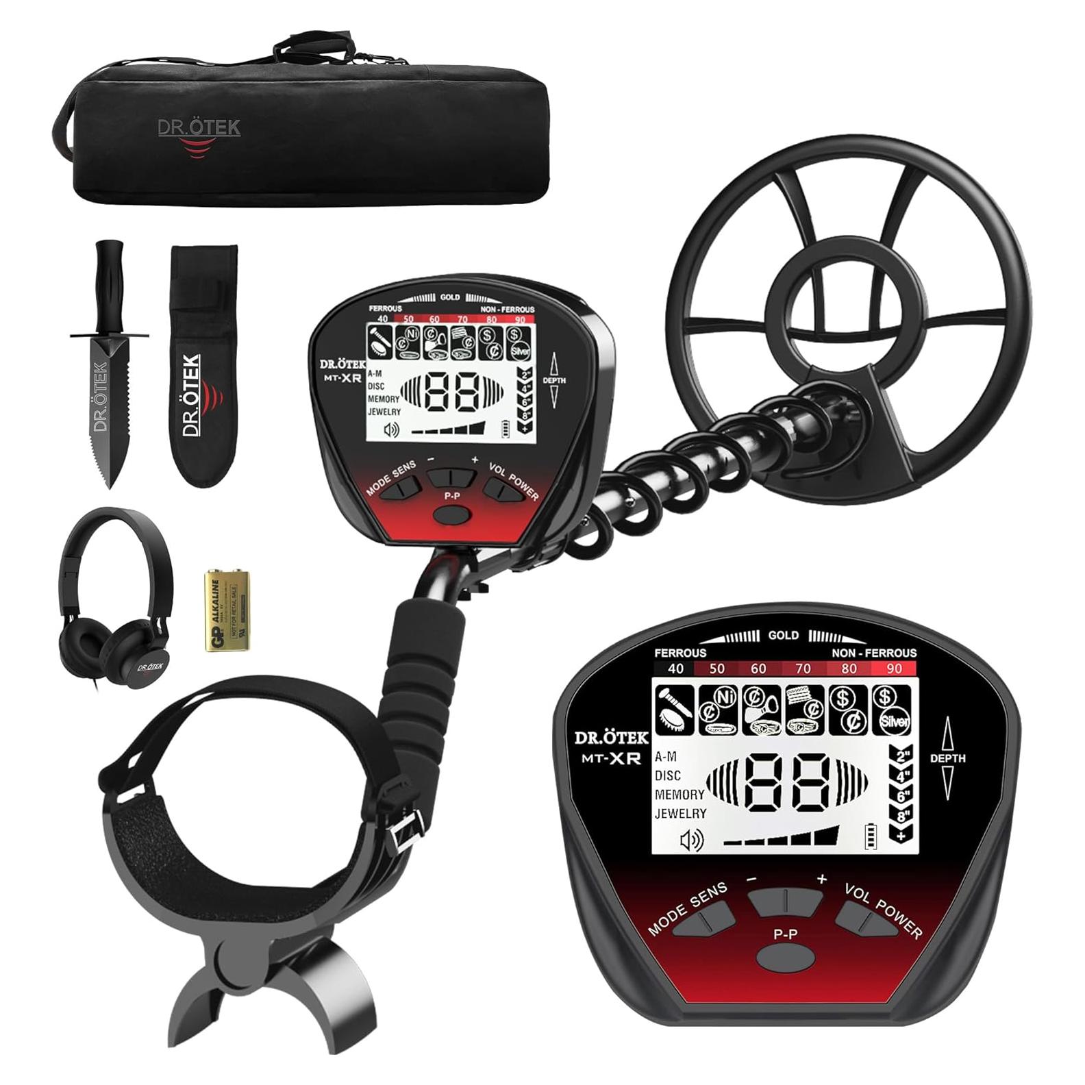 Detector de Metales DR.ÖTEK Profesional IP68 10" (25,4 cm)