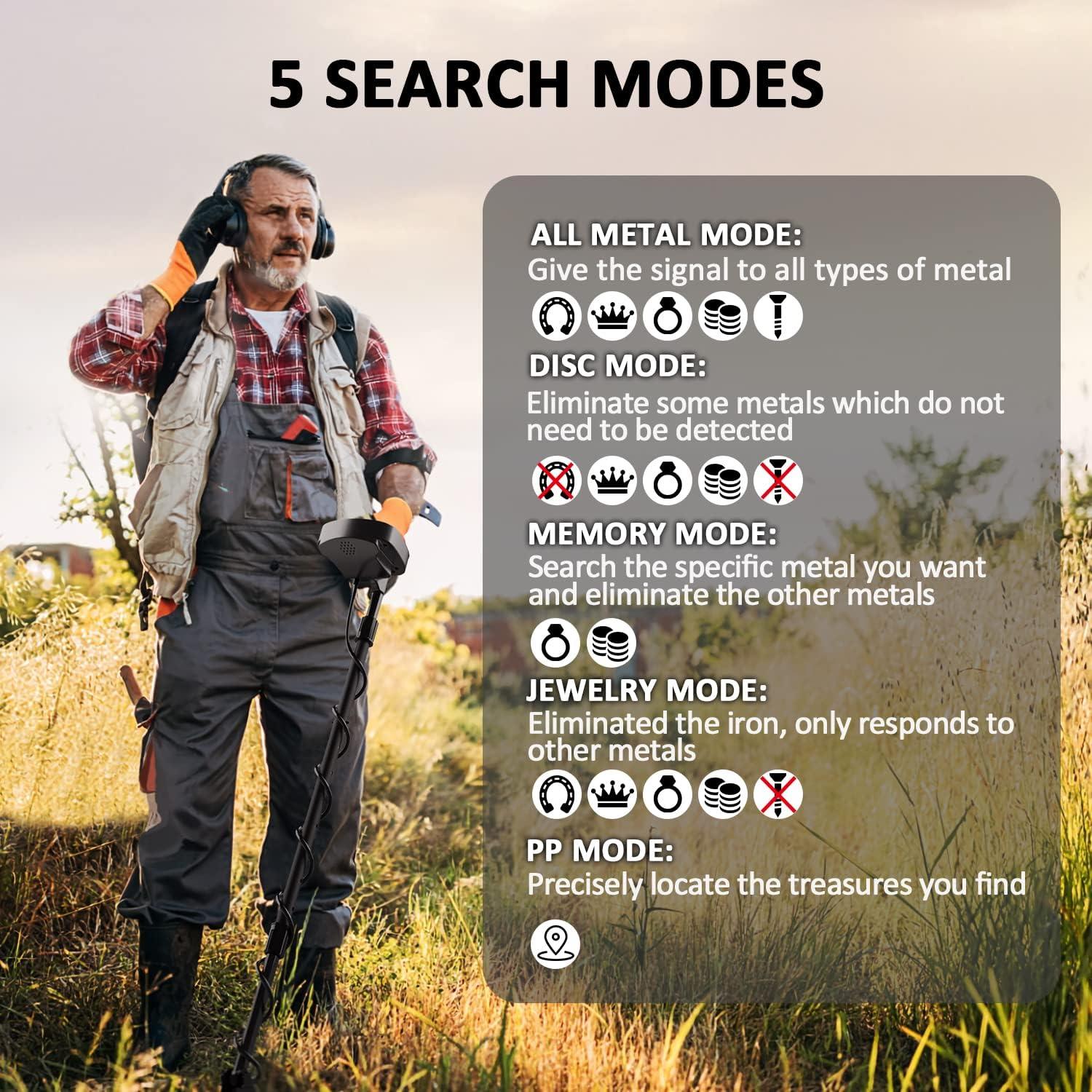 Detector de Metales DR.ÖTEK Profesional IP68 10" (25,4 cm)