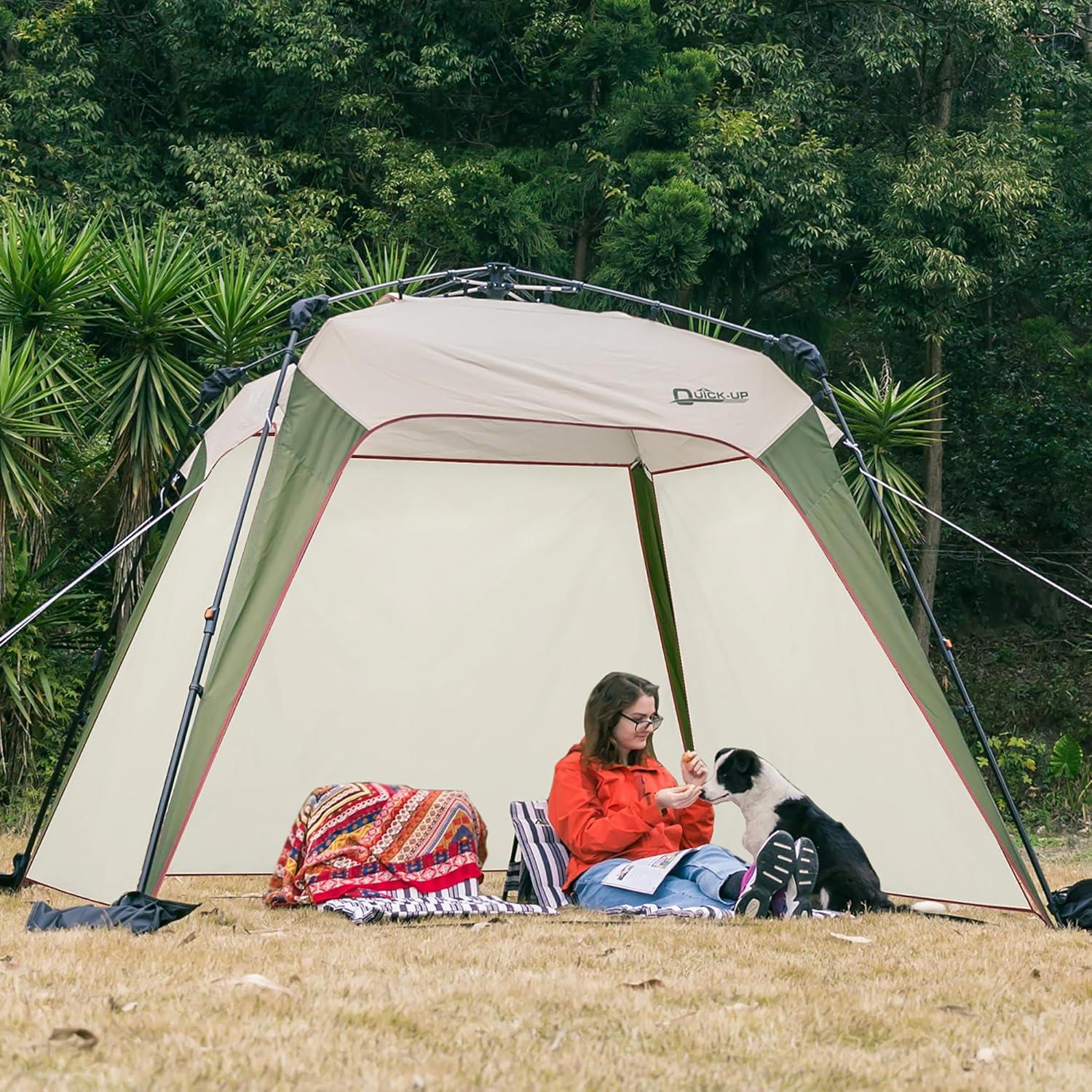 Pared Solar Lateral Mobihome 2 Piezas Beige 2.5m x 2.5m