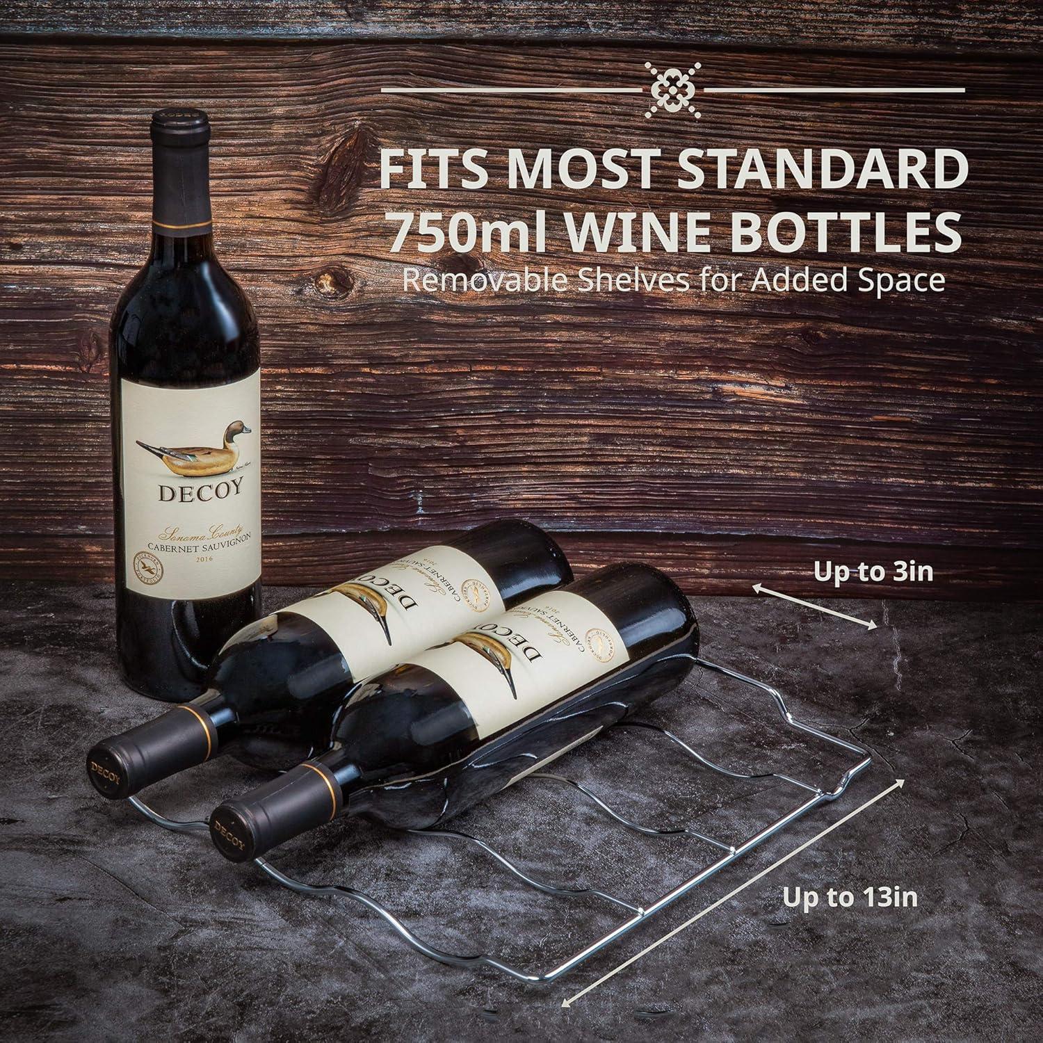 Enfriador de Vino Ivation 18 Botellas Control Digital 5-18°C