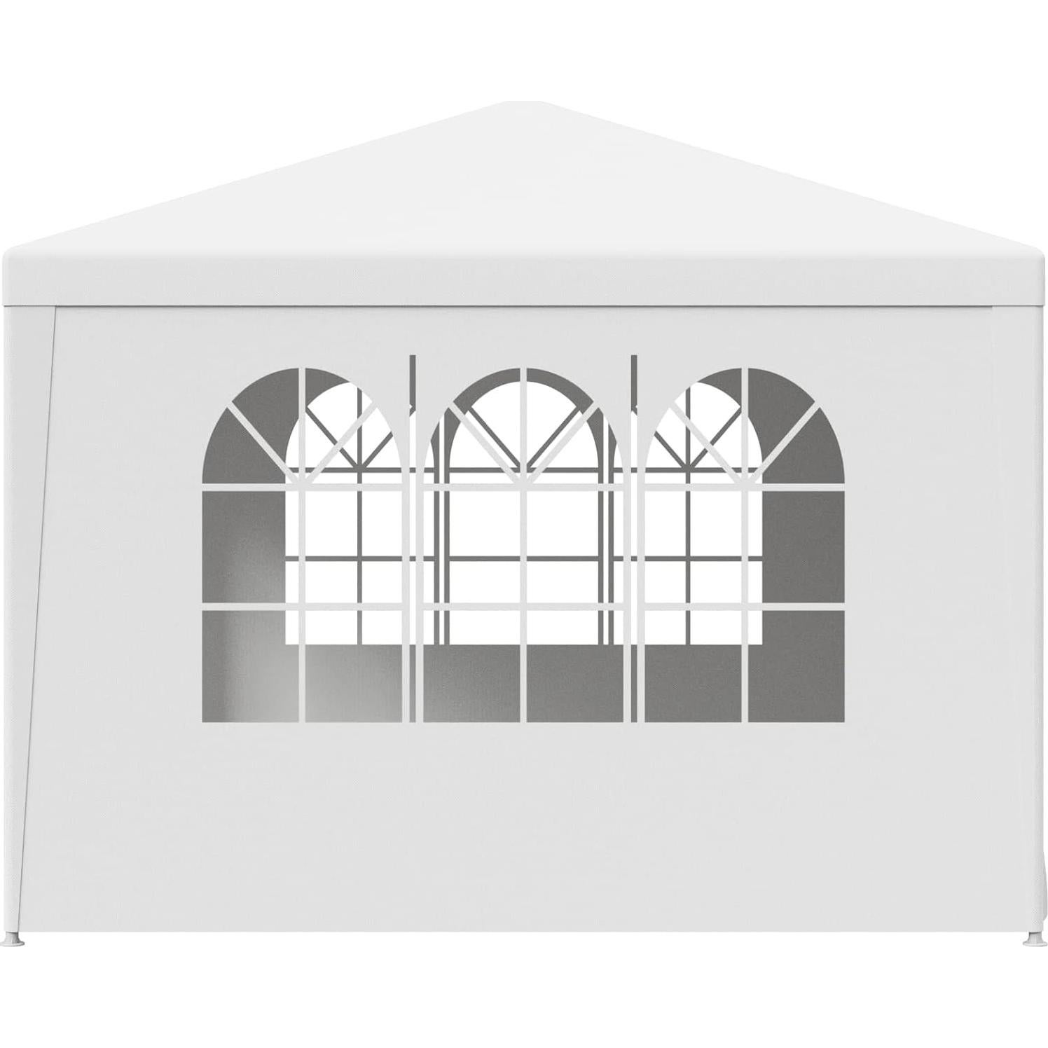 Carpa de Patio HomGarden 3x3m con Paredes Desmontables