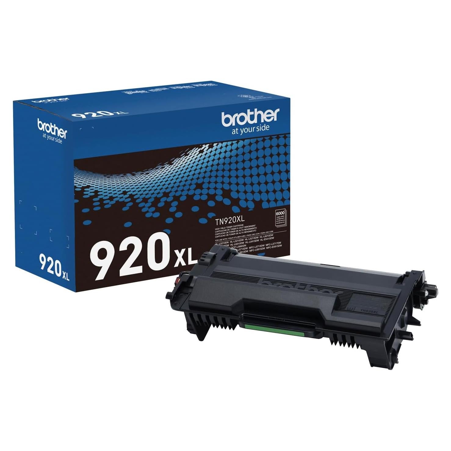 Cartucho de Tóner Brother TN920XL Negro Alta Capacidad 6000 Páginas