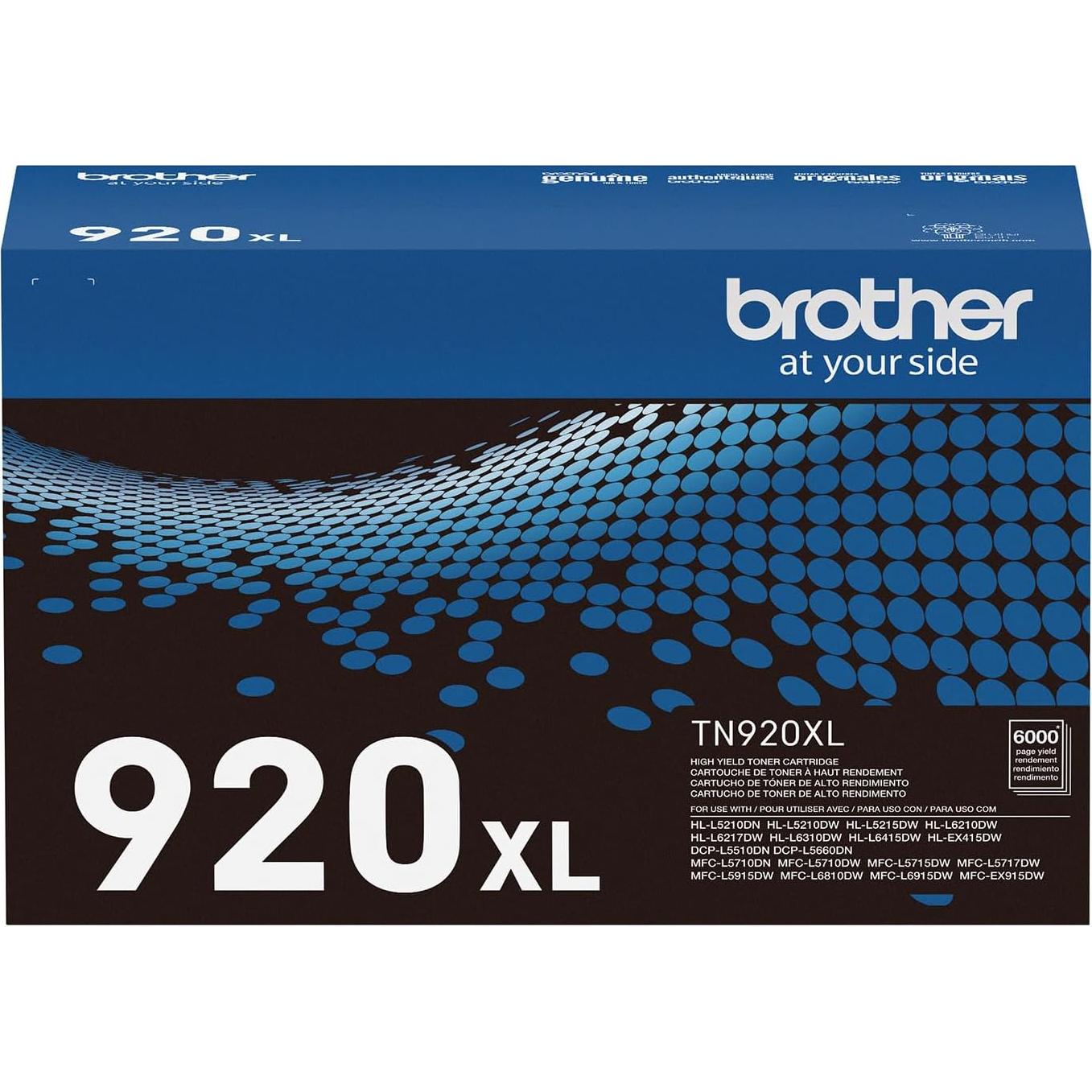 Cartucho de Tóner Brother TN920XL Negro Alta Capacidad 6000 Páginas