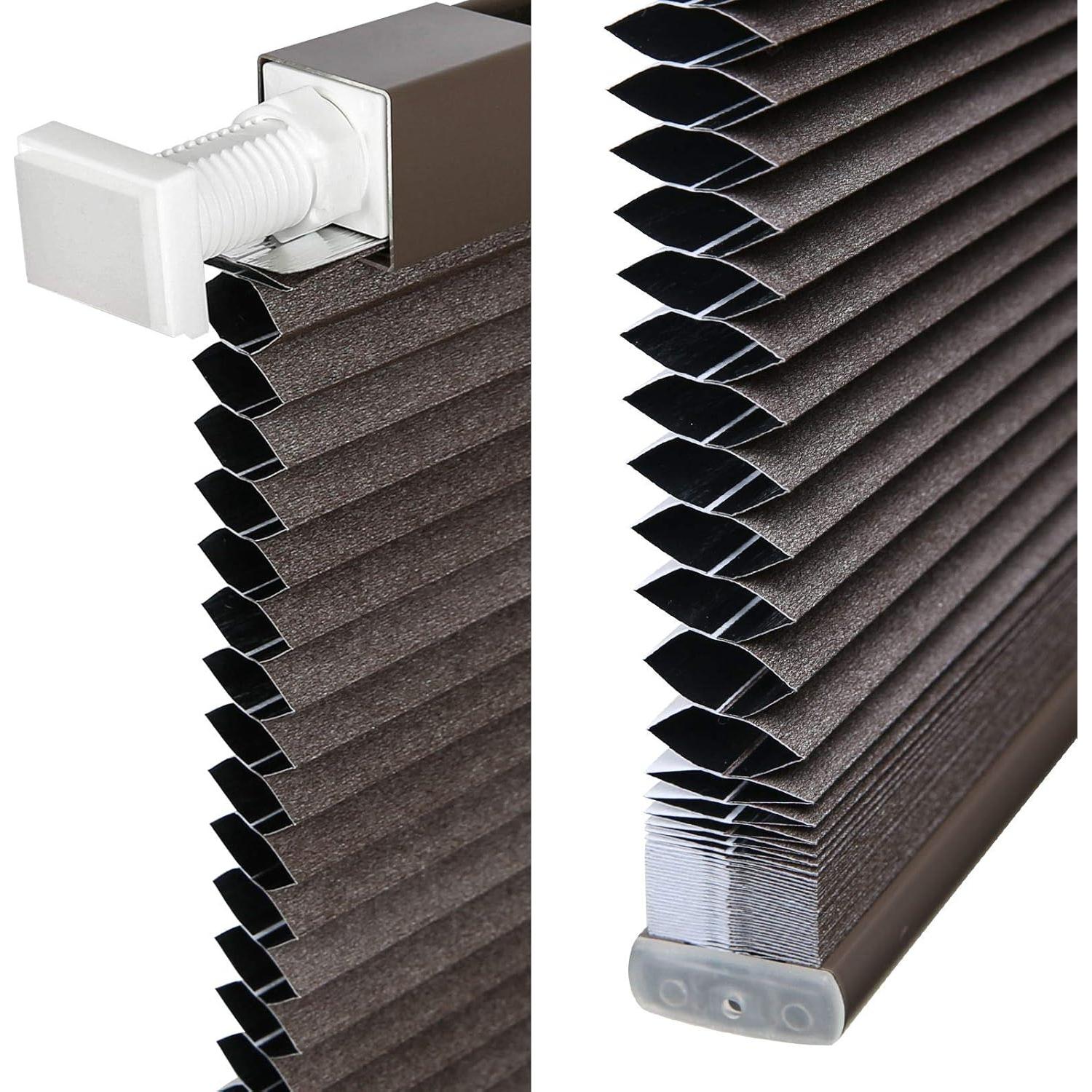 Cortinas Celulares Opacas LazBlinds 50.8x162.6 cm Café Oscuro