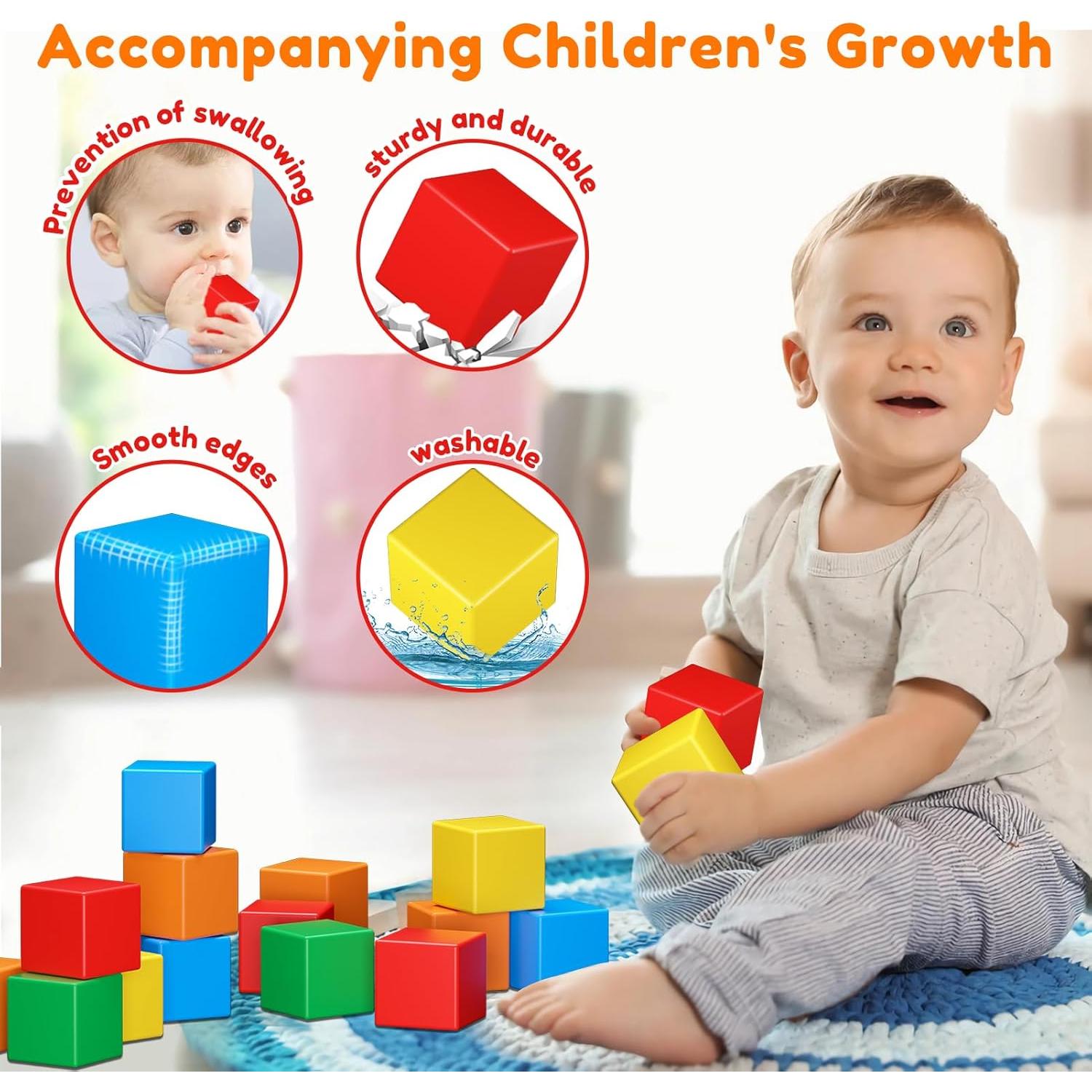 Bloques Magnéticos 32PCS KAEILORU Juguetes Educativos 3-5 Años