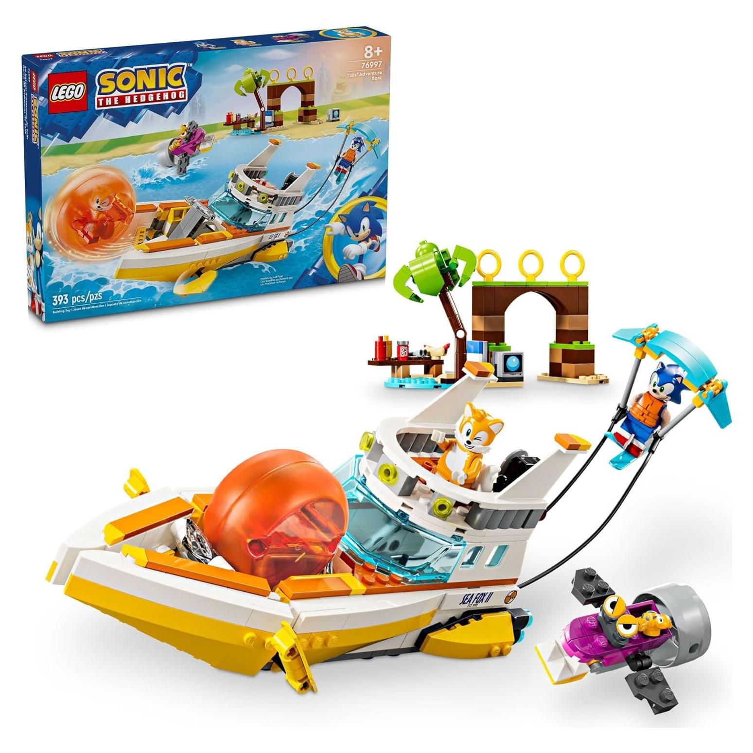 LEGO Sonic The Hedgehog Barco de Aventura de Tails 76997
