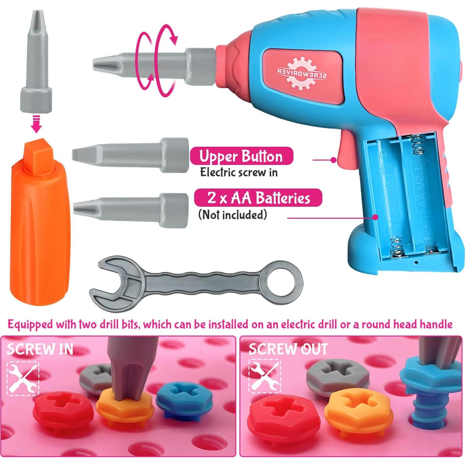 Set de Juguetes de Taladro Unicornio AquaArcc 351 Piezas