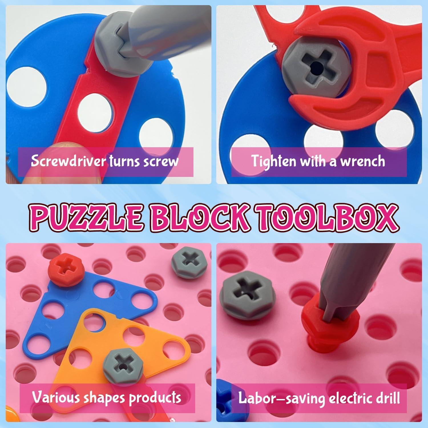 Set de Juguetes de Taladro Unicornio AquaArcc 351 Piezas