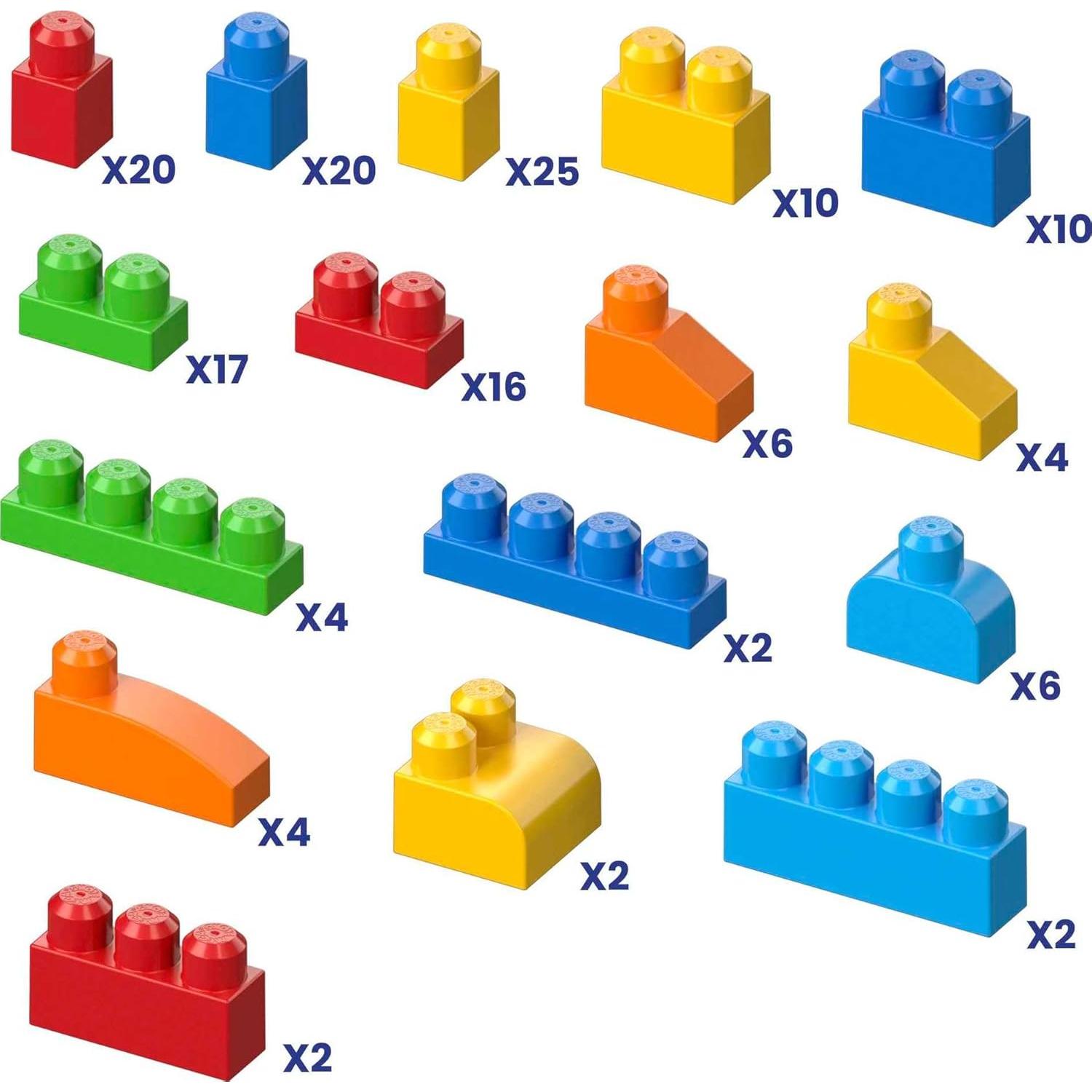 MEGA BLOKS Juguetes de Construcción Deluxe 150 Piezas