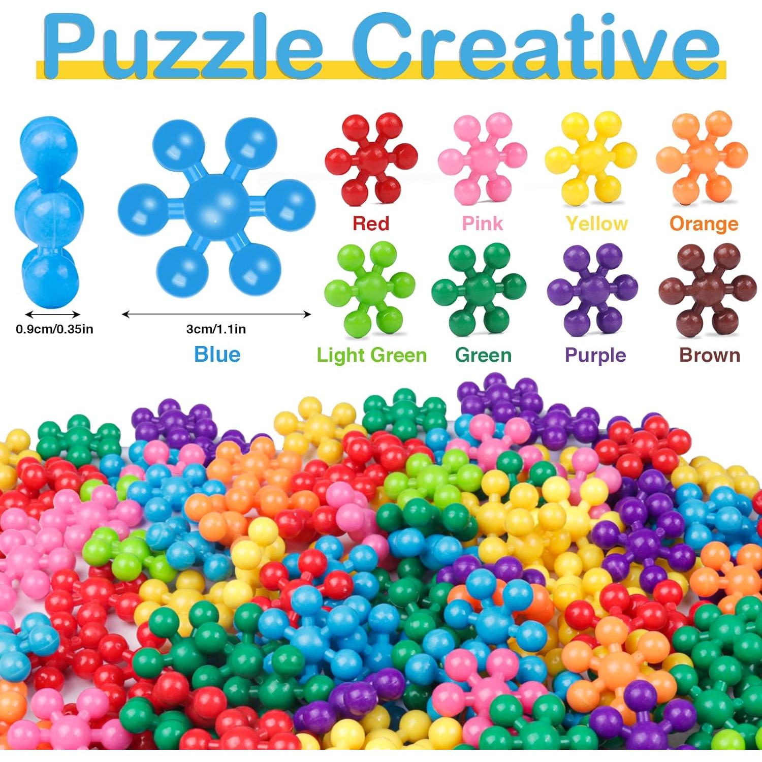 Bloques de Construcción NEOACT 600 Piezas para Niños 3+